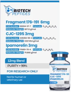 Fragment 176-191 &amp; CJC-1295 &amp; Ipamorelin Blend (12mg)