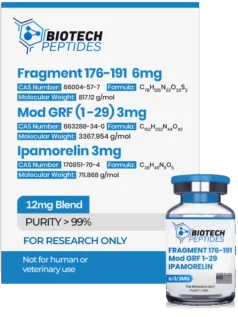 Fragment 176-191 &amp; Mod GRF 1-29 &amp; Ipamorelin Blend (12mg)