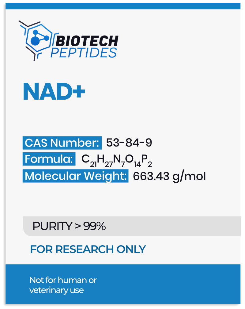 NAD+ (100mg &amp; 500mg)