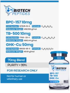 BPC-157 &amp; TB-500 &amp; GHK-Cu Blend (70mg)