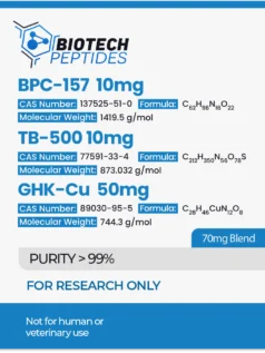 BPC-157 &amp; TB-500 &amp; GHK-Cu Blend (70mg)